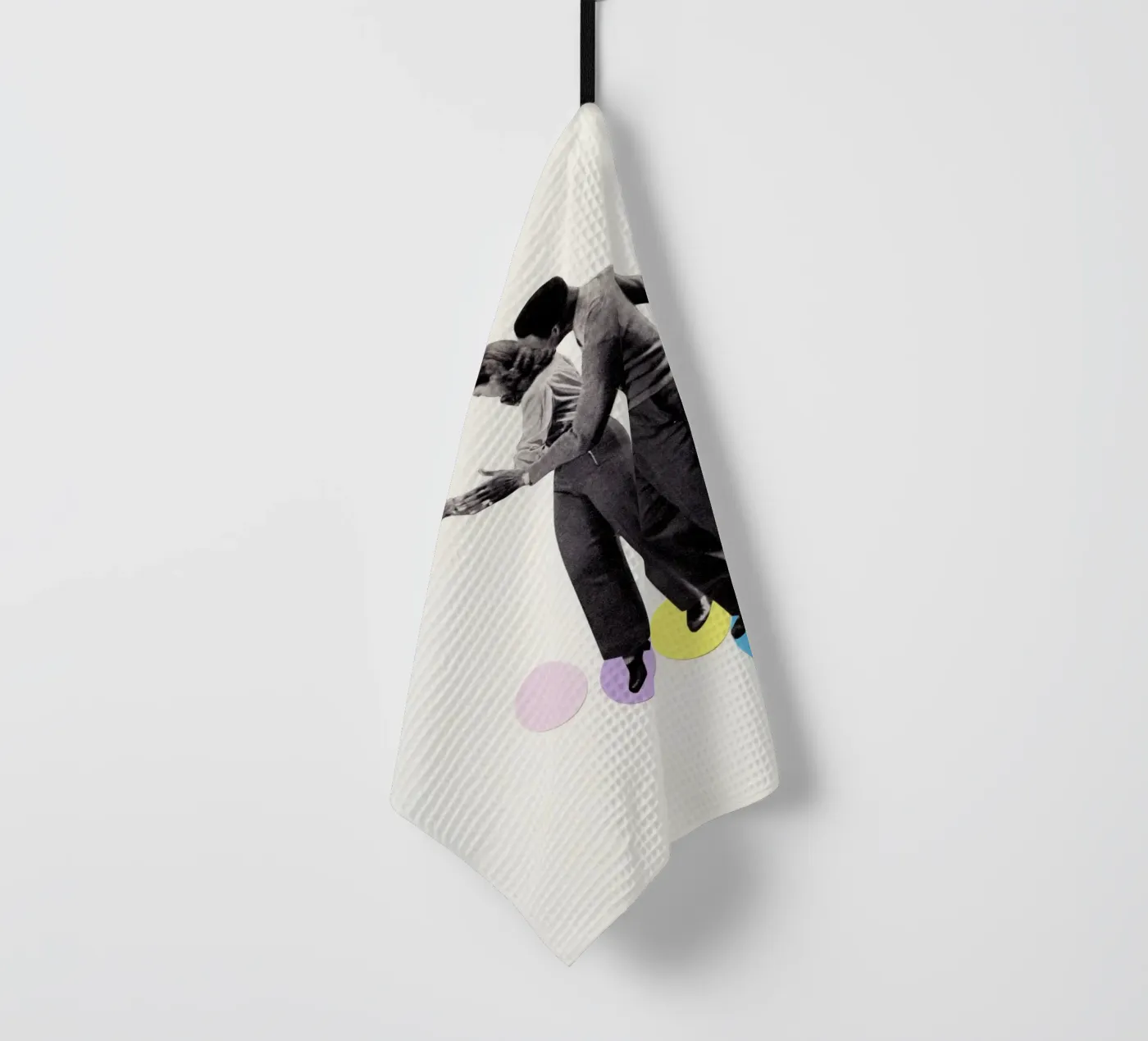 Dance Steps tea towel by Cassia Beck Collage