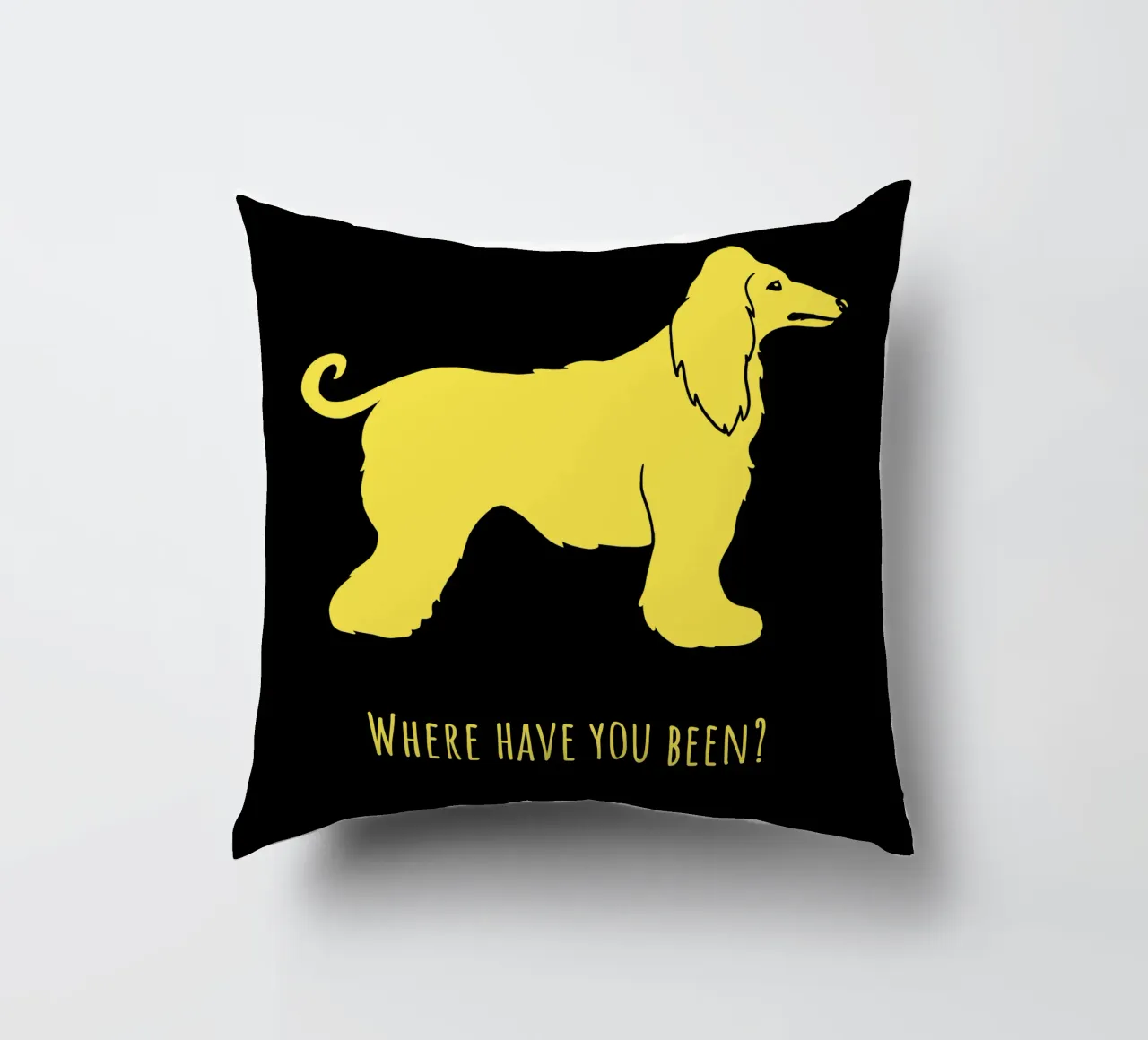 Afghan Hound cuscino da Pop dogs