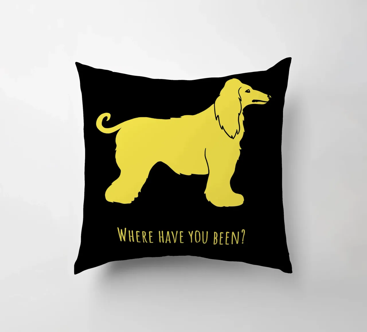 Afghan Hound cuscino da Pop dogs