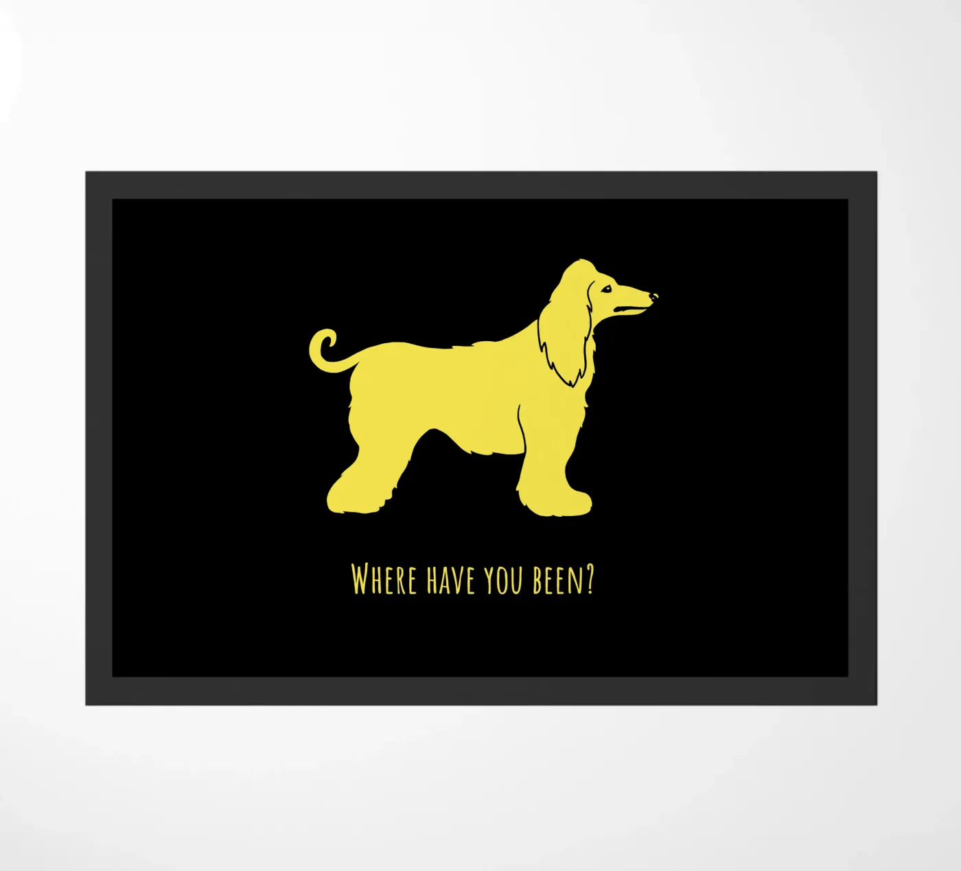 Afghan Hound doormat by Pop dogs