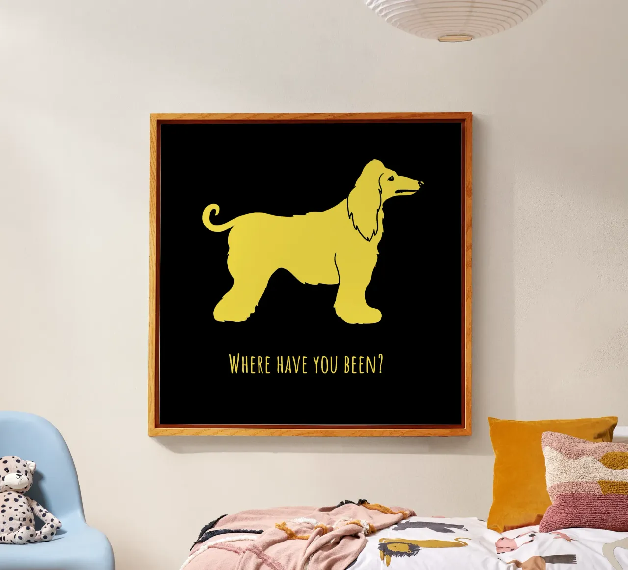 Afghan Hound plexiglass da Pop dogs