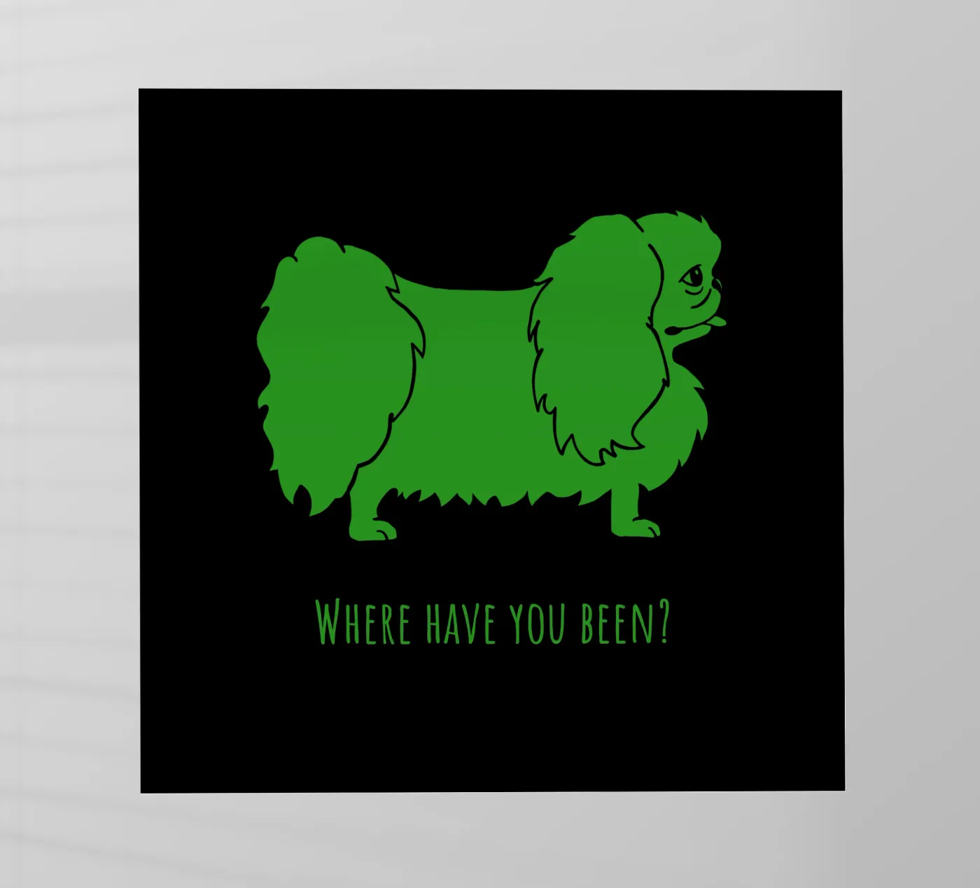 Pekingese pellicola backlit da Pop dogs