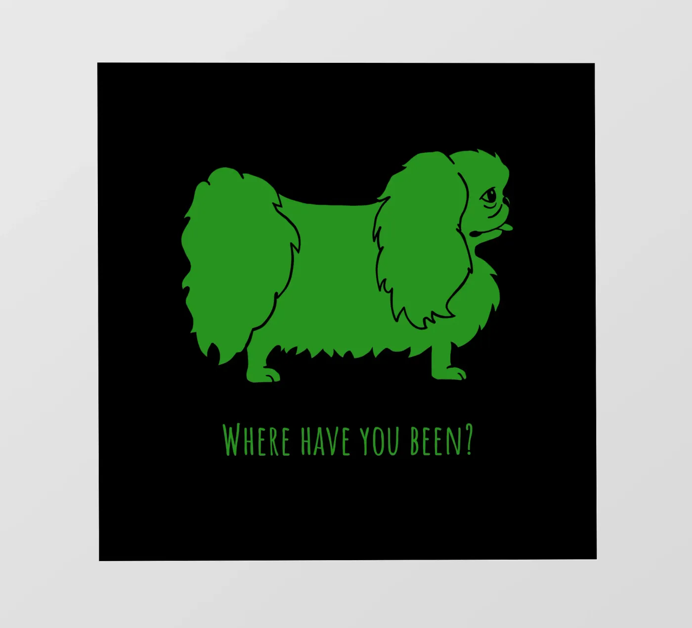 Pekingese pellicola backlit da Pop dogs