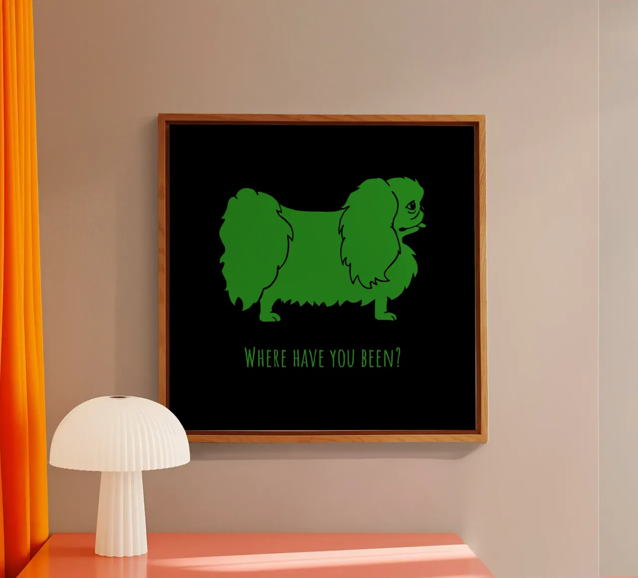 Pekingese plexiglass da Pop dogs