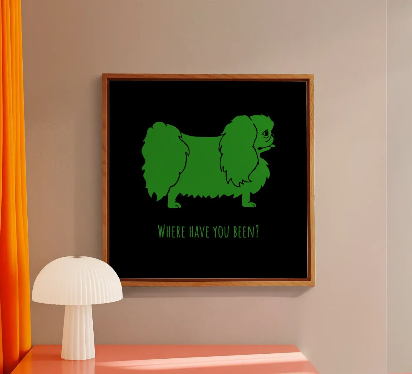 Pekingese plexiglas de Pop dogs