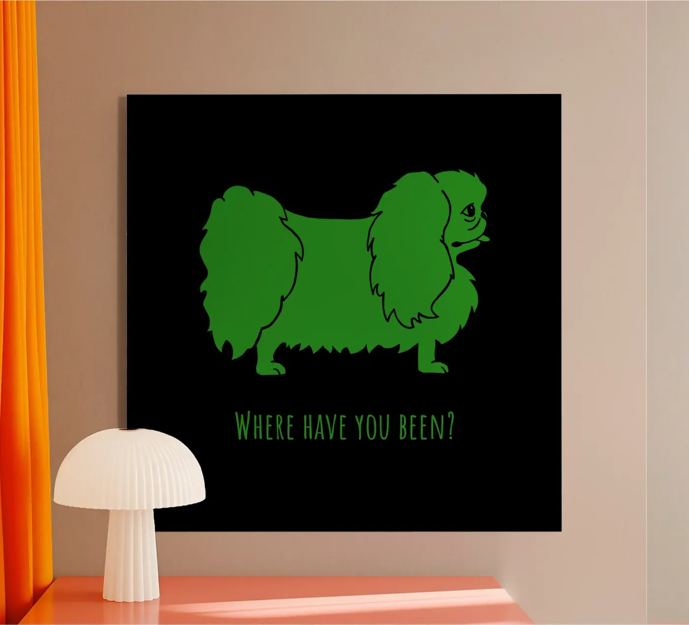 Pekingese plexiglas de Pop dogs