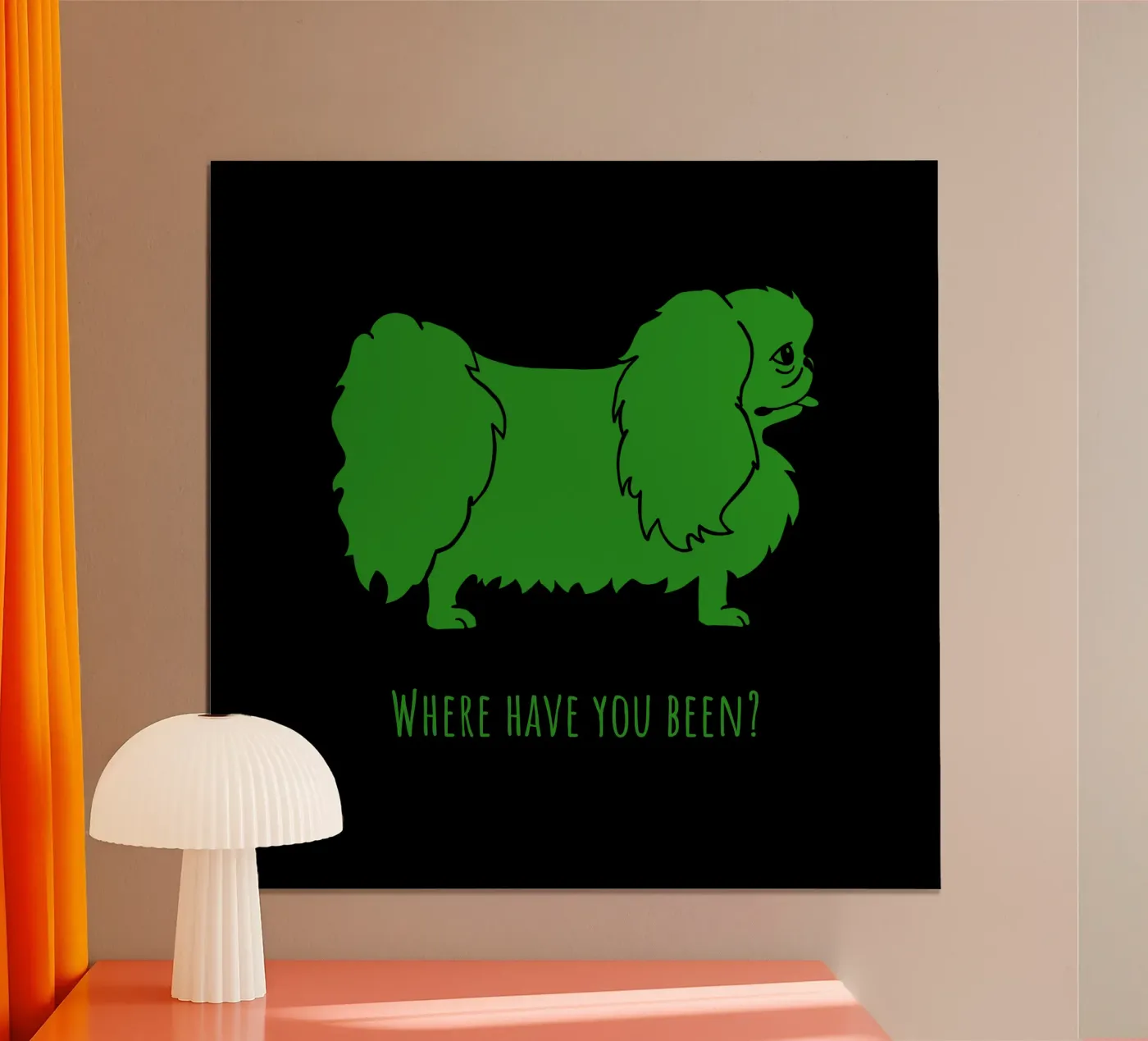 Pekingese Poster von Pop dogs