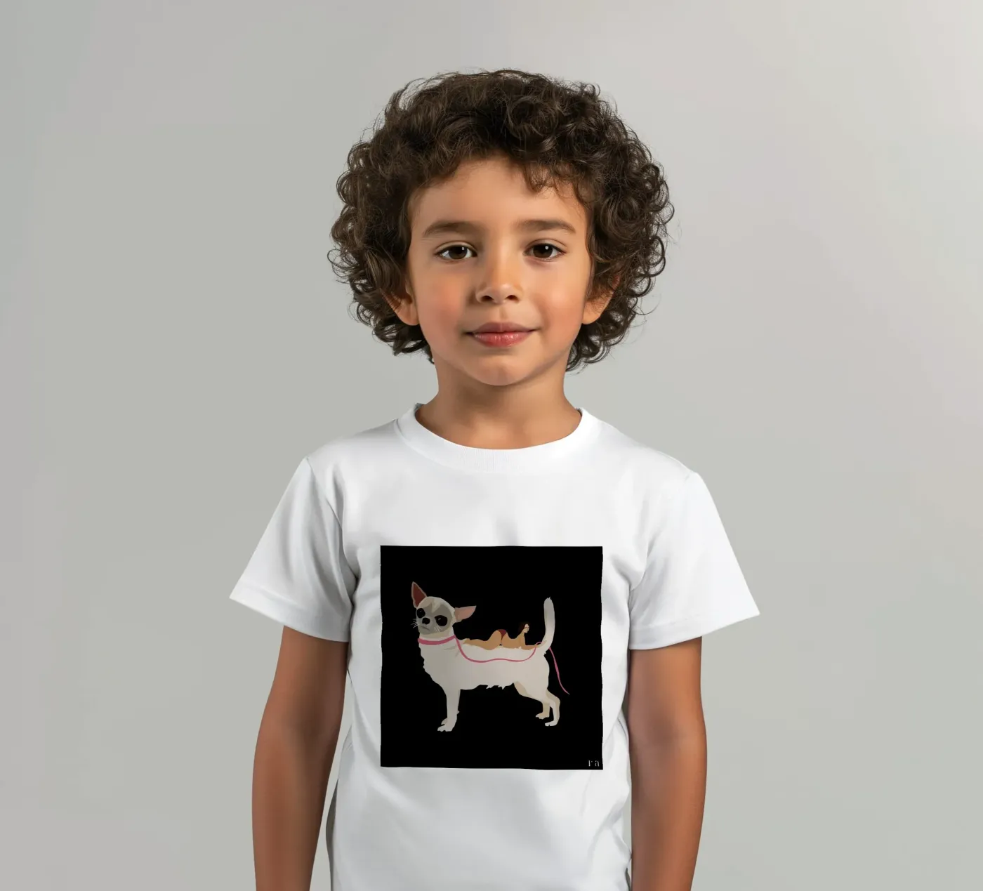 Dog t-shirt bambini da Amalia Restrepo