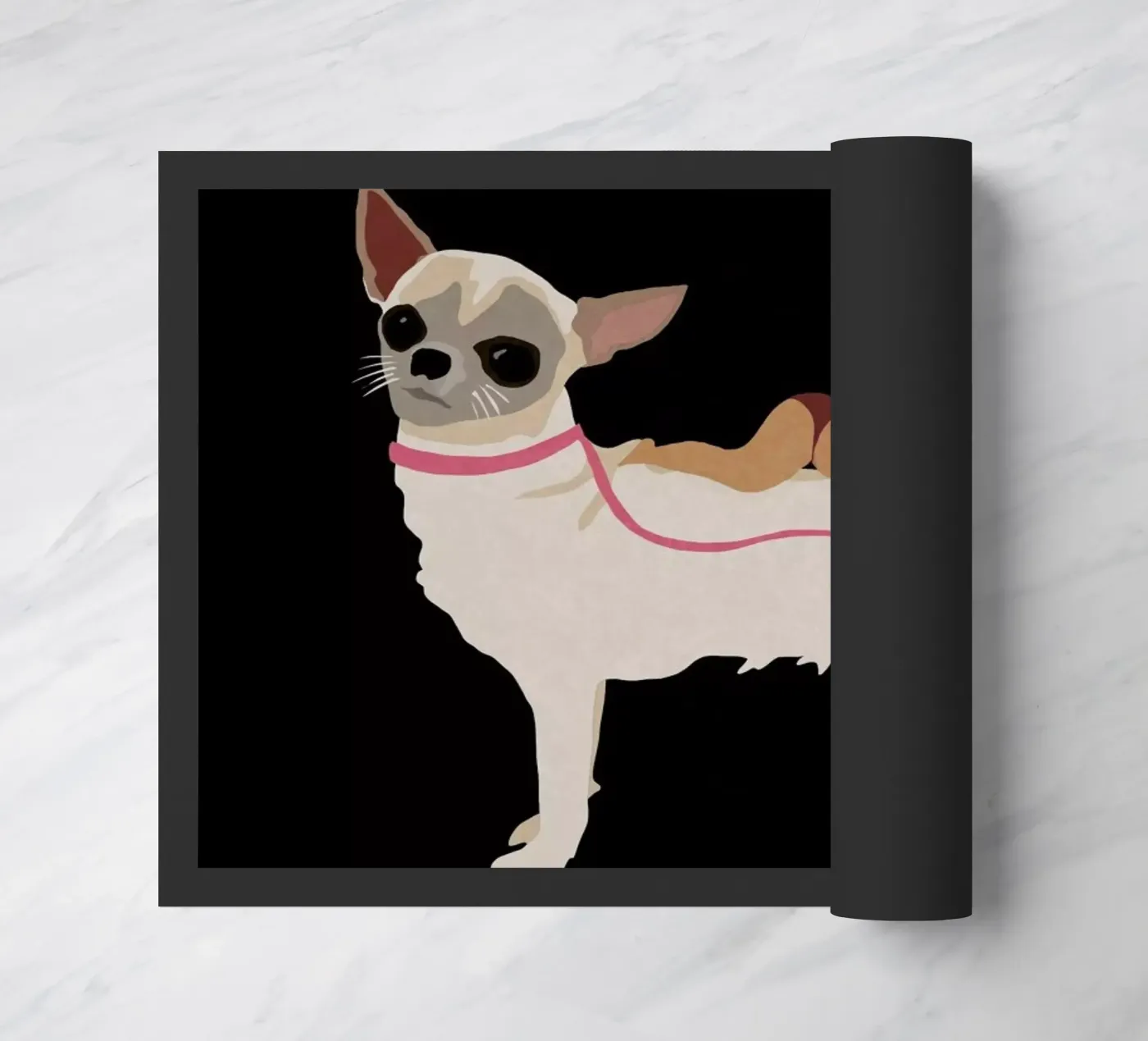 Dog doormat by Amalia Restrepo