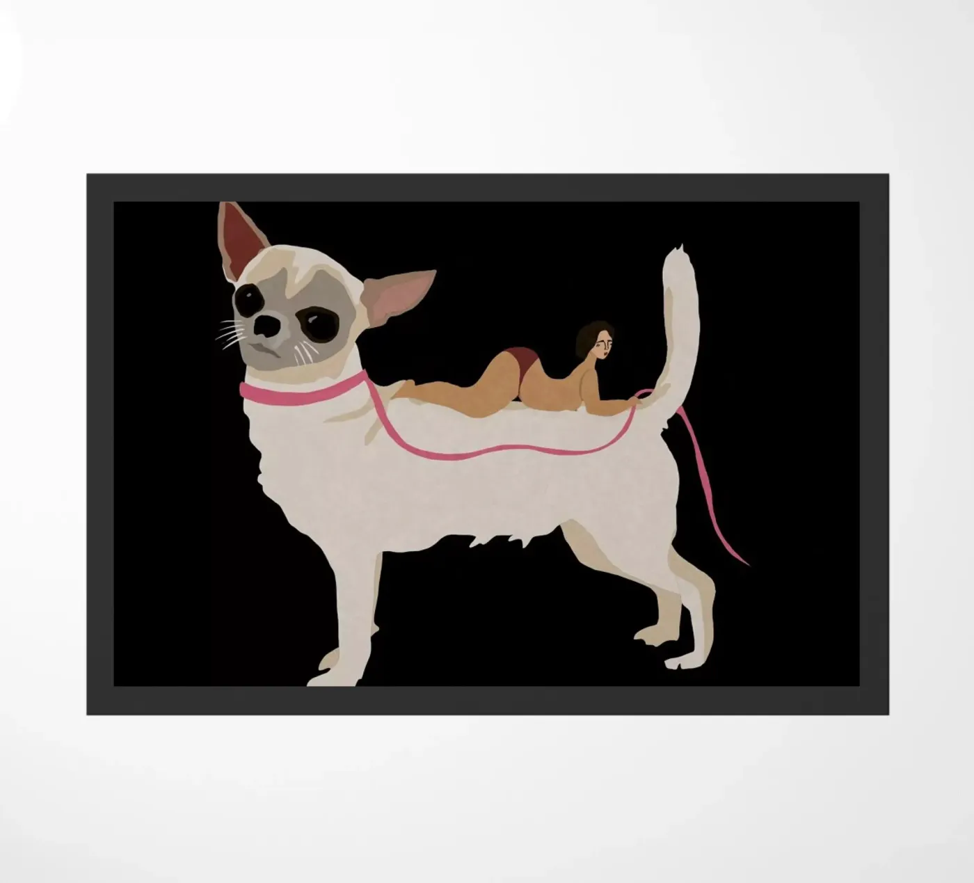 Dog doormat by Amalia Restrepo