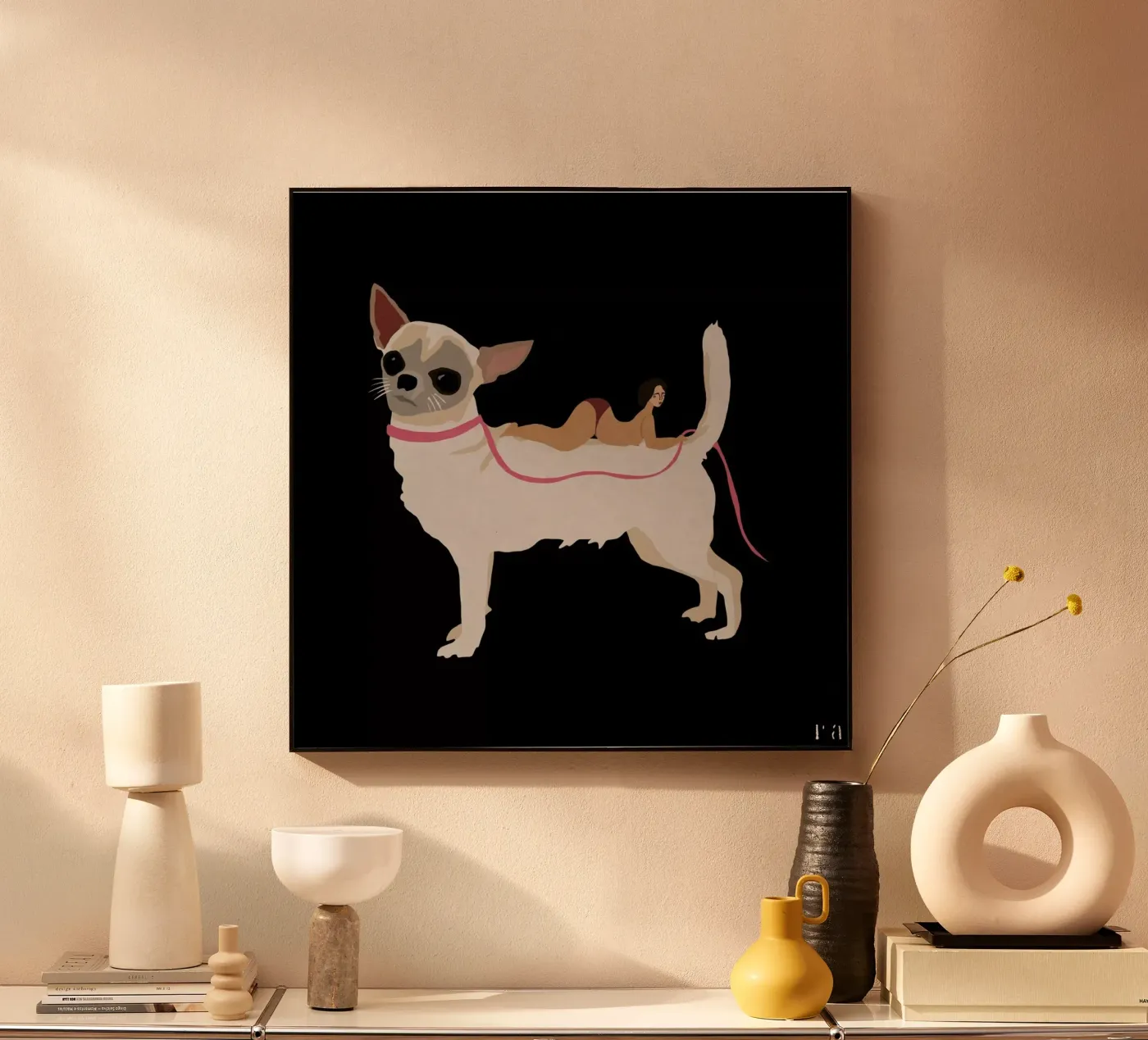 Dog plexiglass da Amalia Restrepo