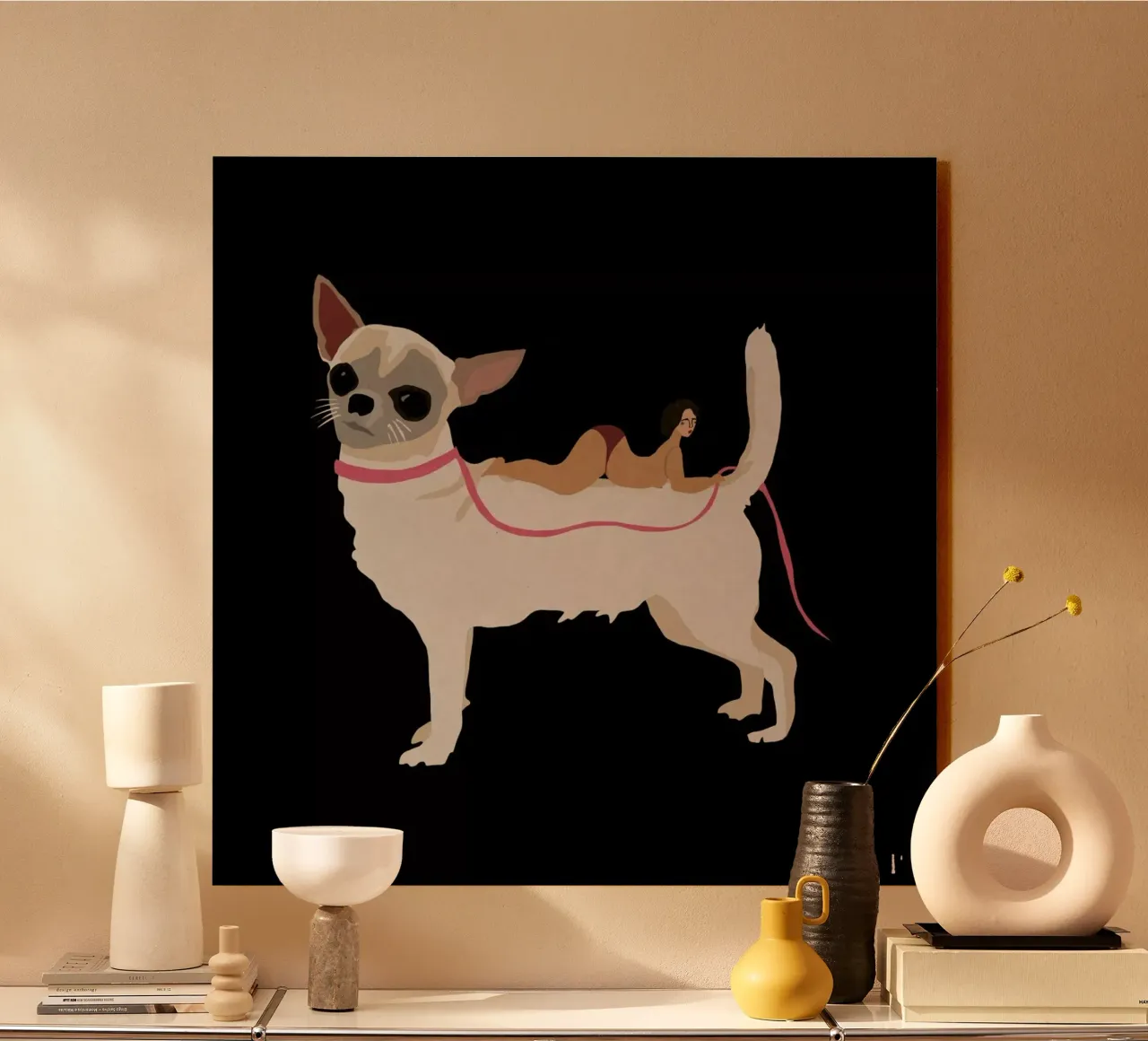 Dog plexiglass da Amalia Restrepo