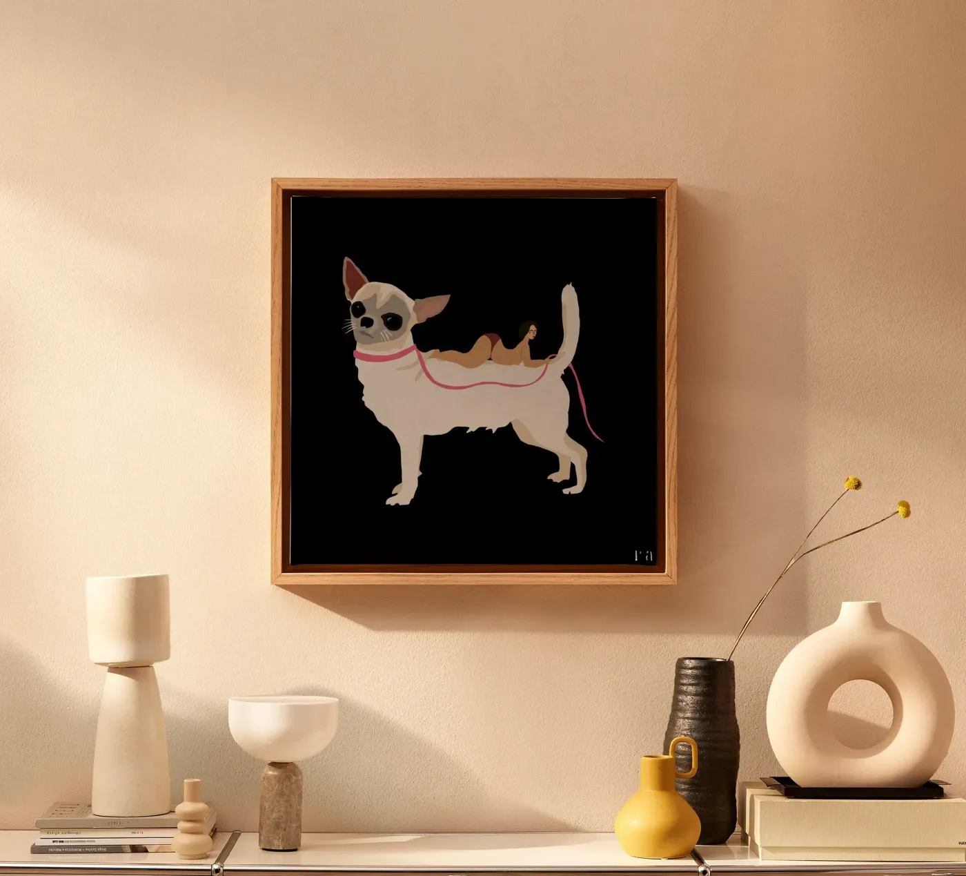 Dog tela da Amalia Restrepo