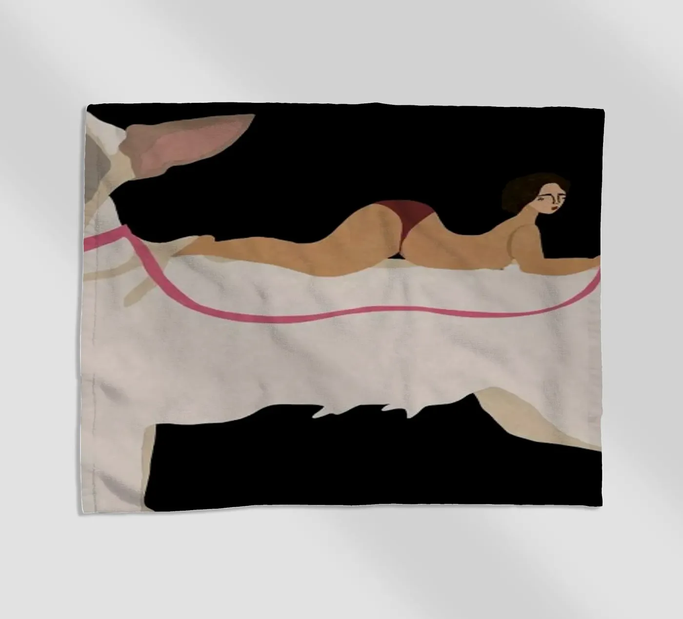 Dog serviette de plage de Amalia Restrepo