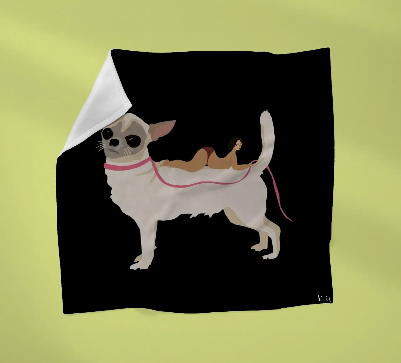 Dog fleecedeken van Amalia Restrepo