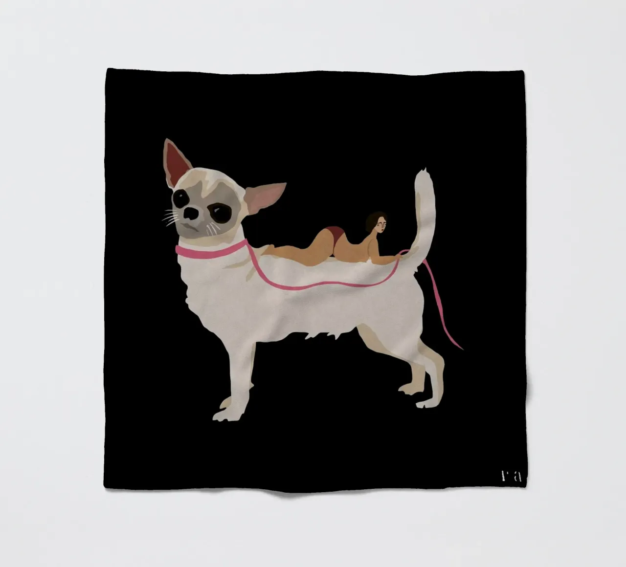 Dog fleecedeken van Amalia Restrepo