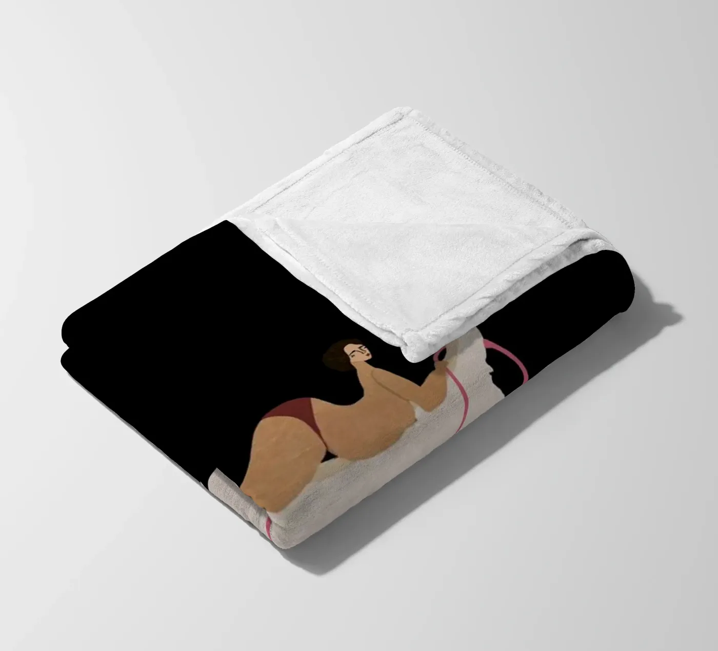 Dog fleece blanket by Amalia Restrepo