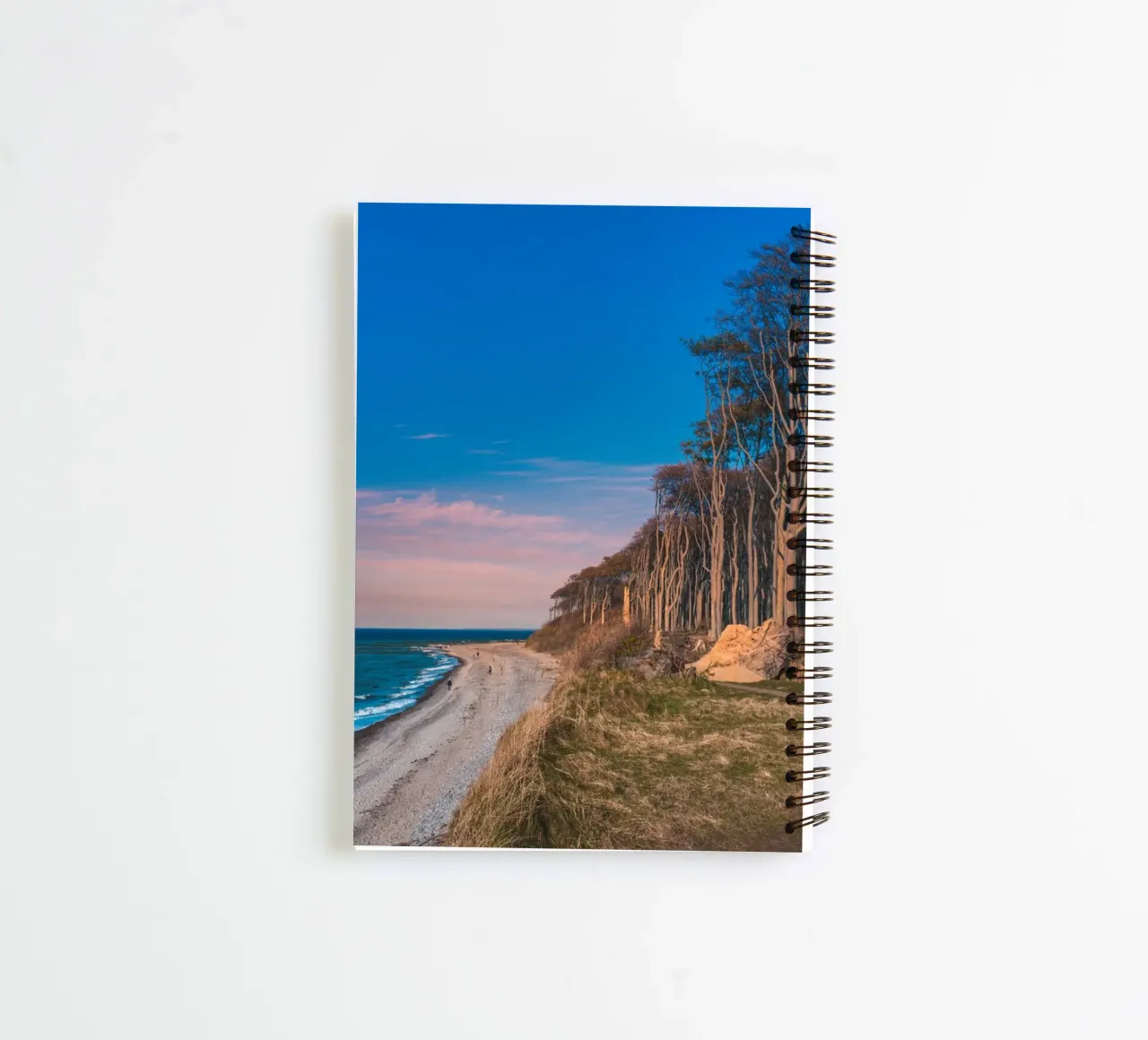 Spookachtig bos aan de Oostzee notitieboek met spiraal van Marcus Beckert | Fotografie