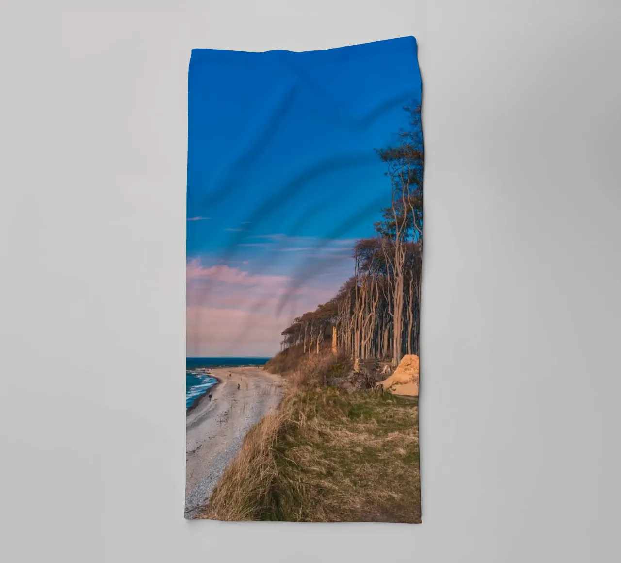 Ghostly forest on the Baltic Sea towel by Marcus Beckert | Fotografie
