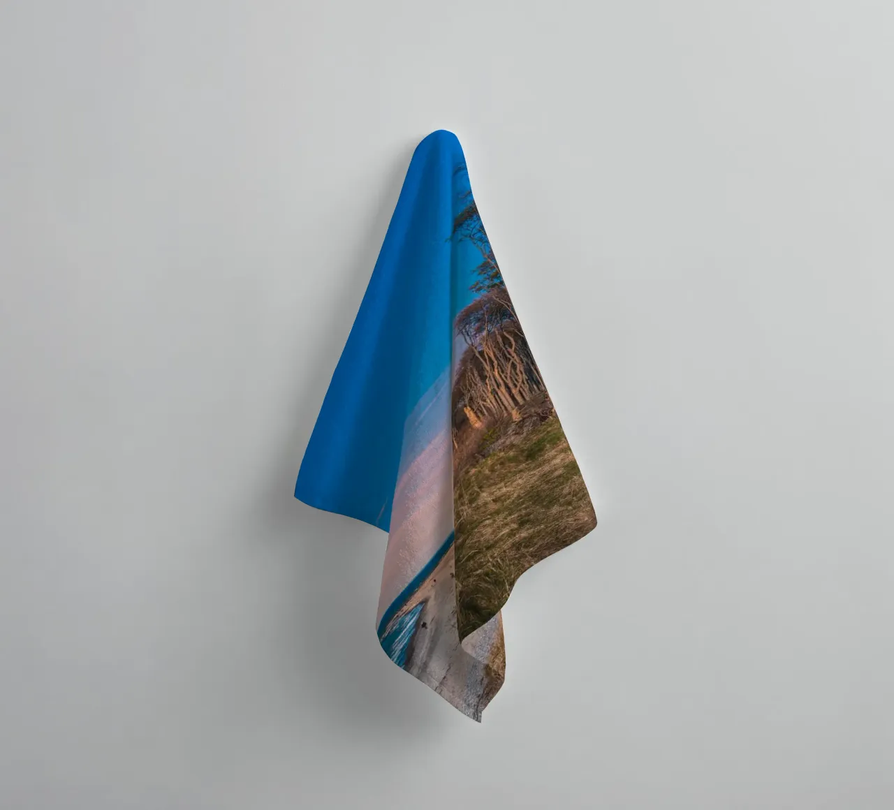 Ghostly forest on the Baltic Sea towel by Marcus Beckert | Fotografie