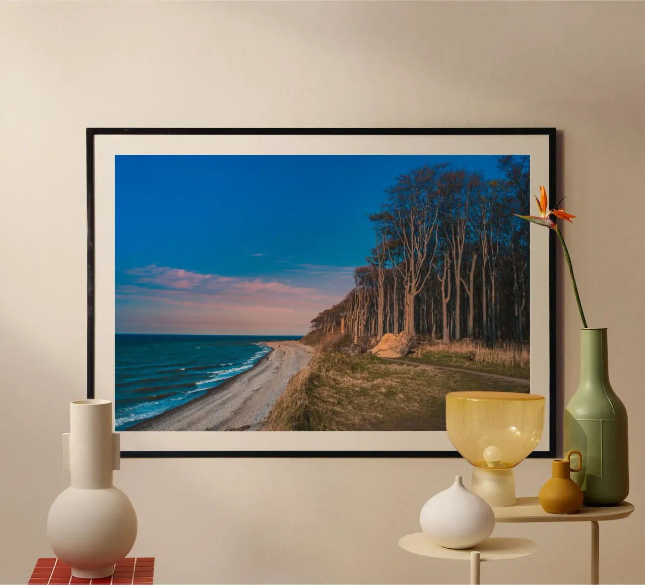 Una foresta fantasma sul Mar Baltico poster da Marcus Beckert | Fotografie