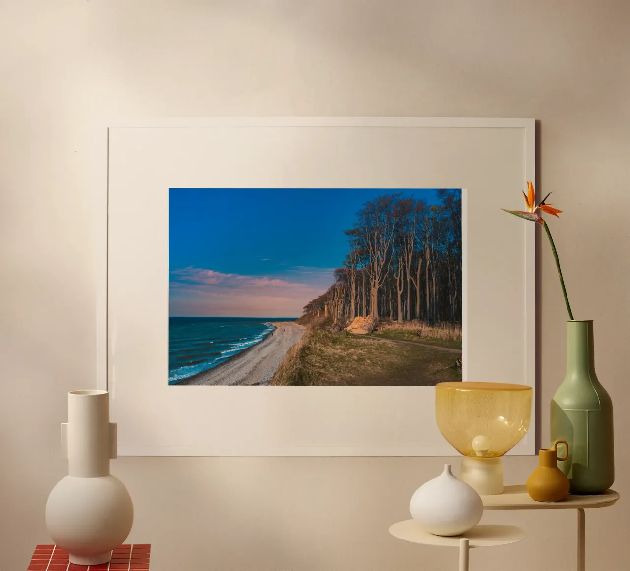 Una foresta fantasma sul Mar Baltico poster da Marcus Beckert | Fotografie