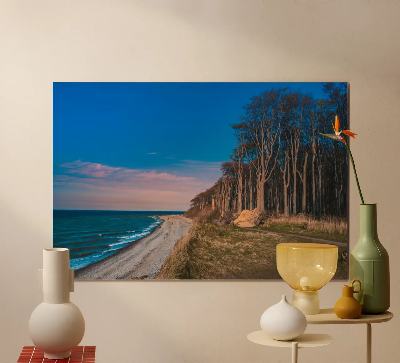 Una foresta fantasma sul Mar Baltico poster da Marcus Beckert | Fotografie