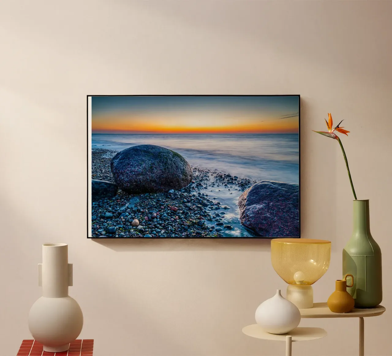 Rocce sulla spiaggia sassosa del Mar Baltico plexiglass da Marcus Beckert | Fotografie