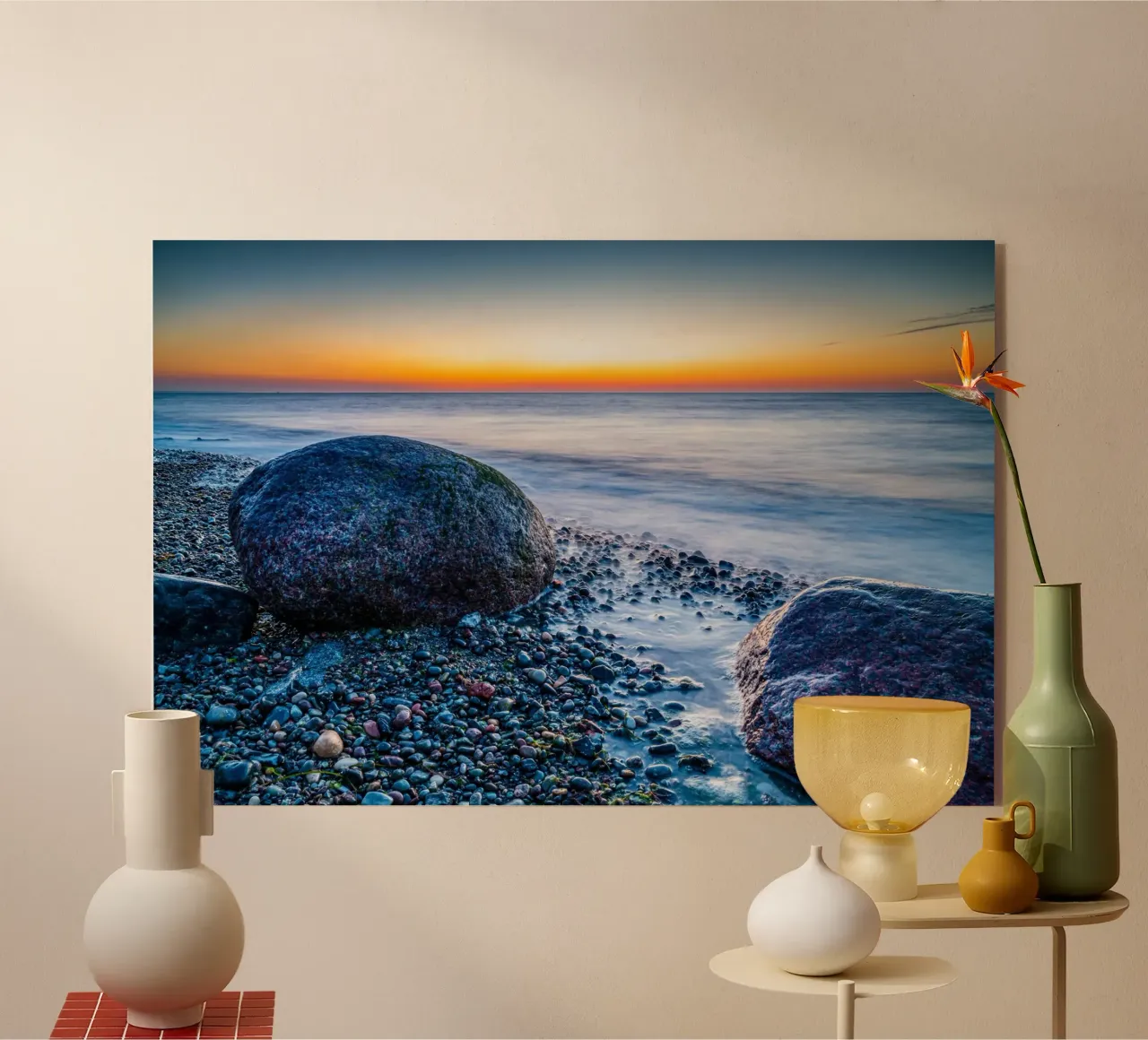 Rocce sulla spiaggia sassosa del Mar Baltico plexiglass da Marcus Beckert | Fotografie