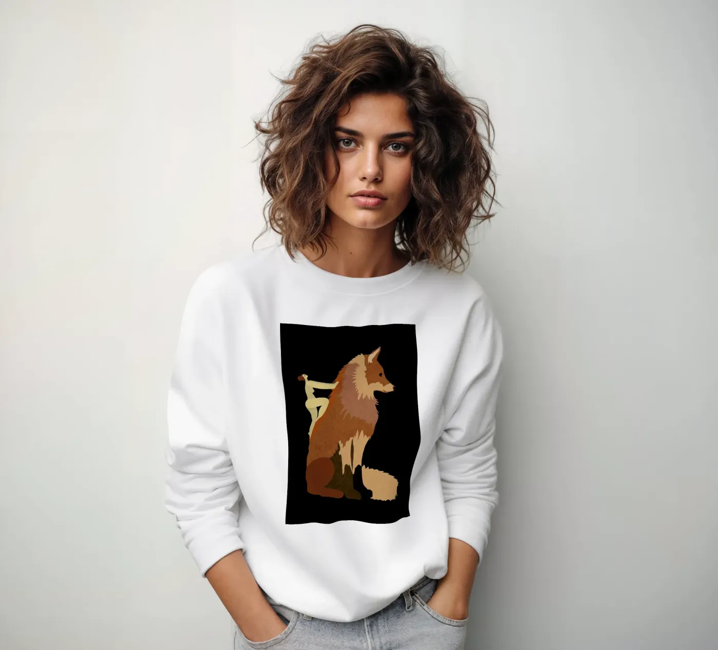 Fox felpa da Amalia Restrepo