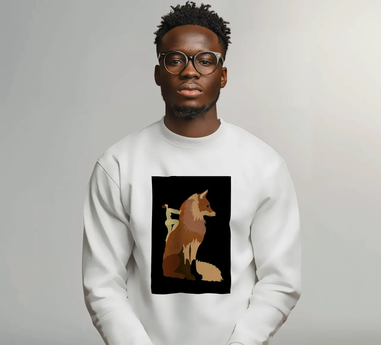 Fox felpa da Amalia Restrepo