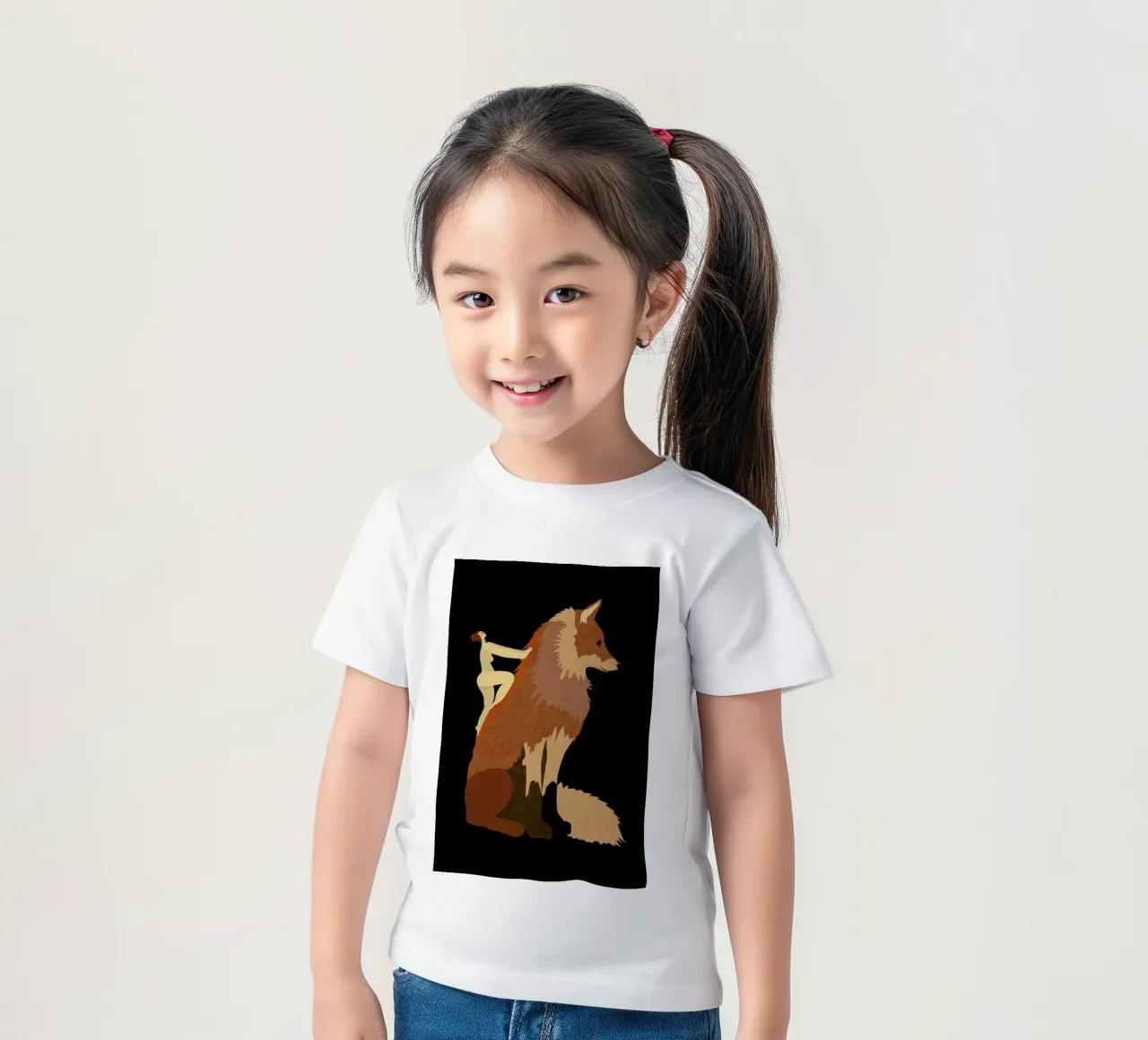 Fox t-shirt bambini da Amalia Restrepo