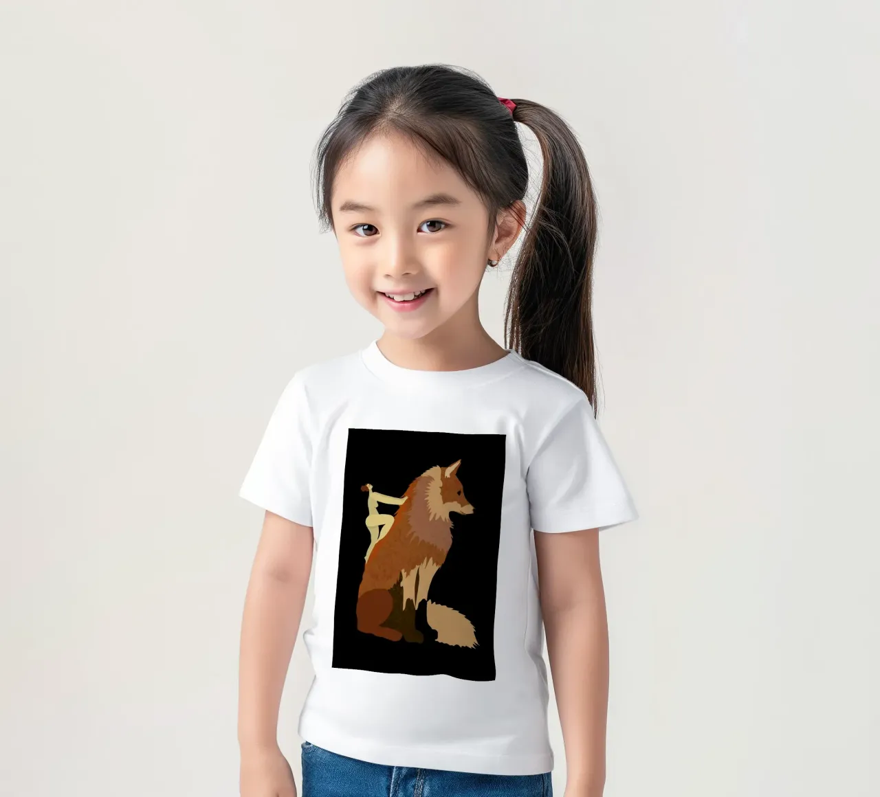 Fox t-shirt bambini da Amalia Restrepo