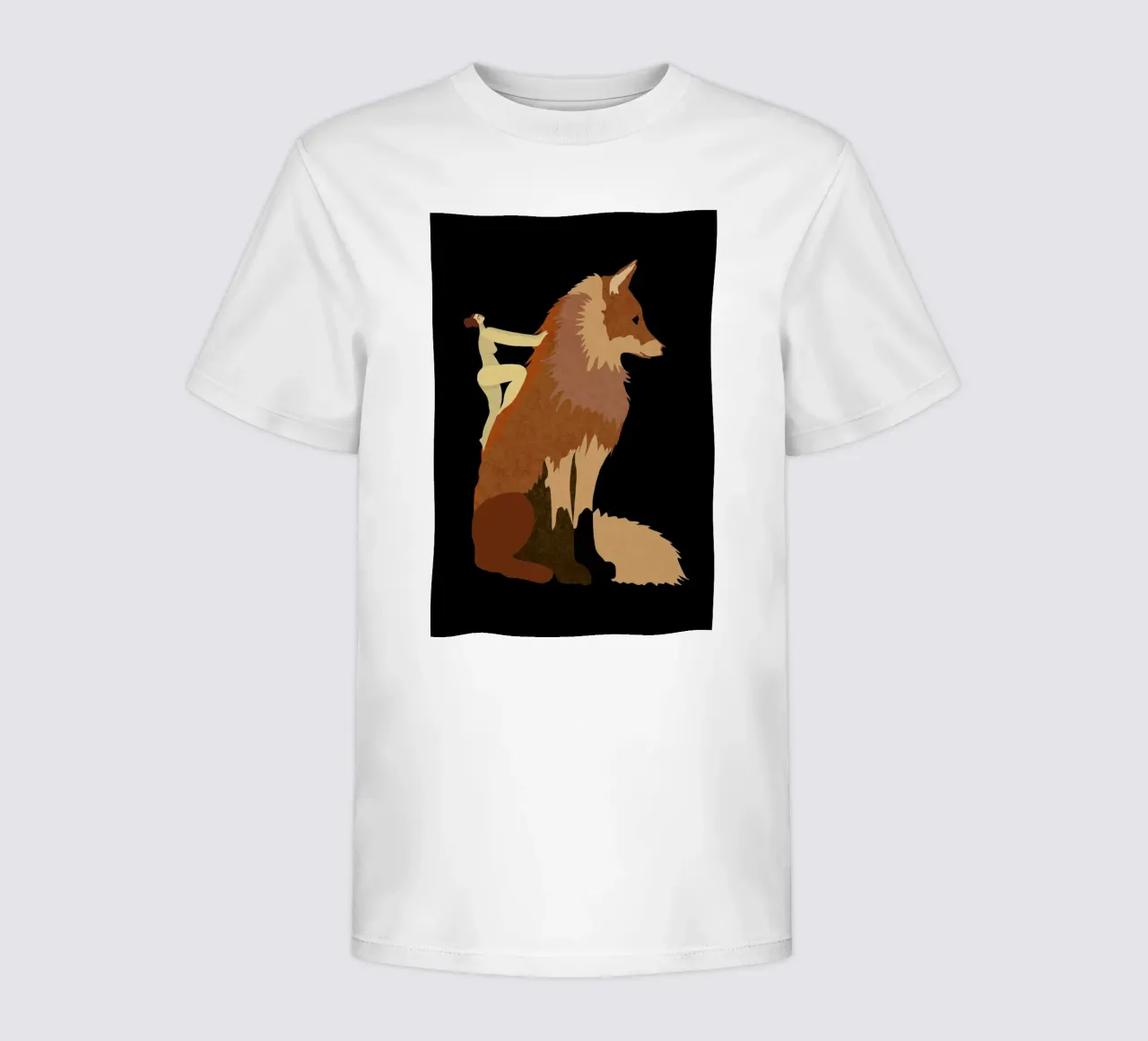Fox t-shirt bambini da Amalia Restrepo