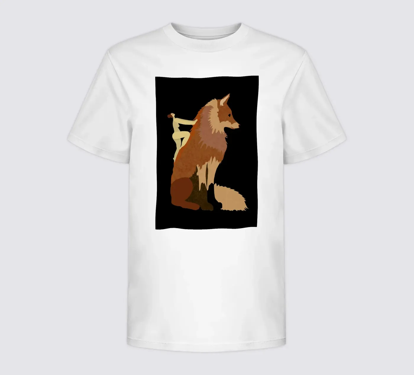 Fox kinder t-shirt van Amalia Restrepo