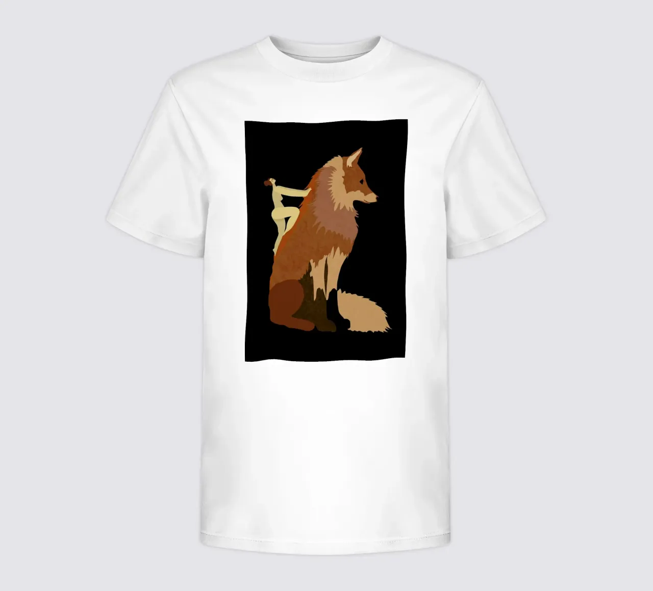 Fox t-shirt bambini da Amalia Restrepo