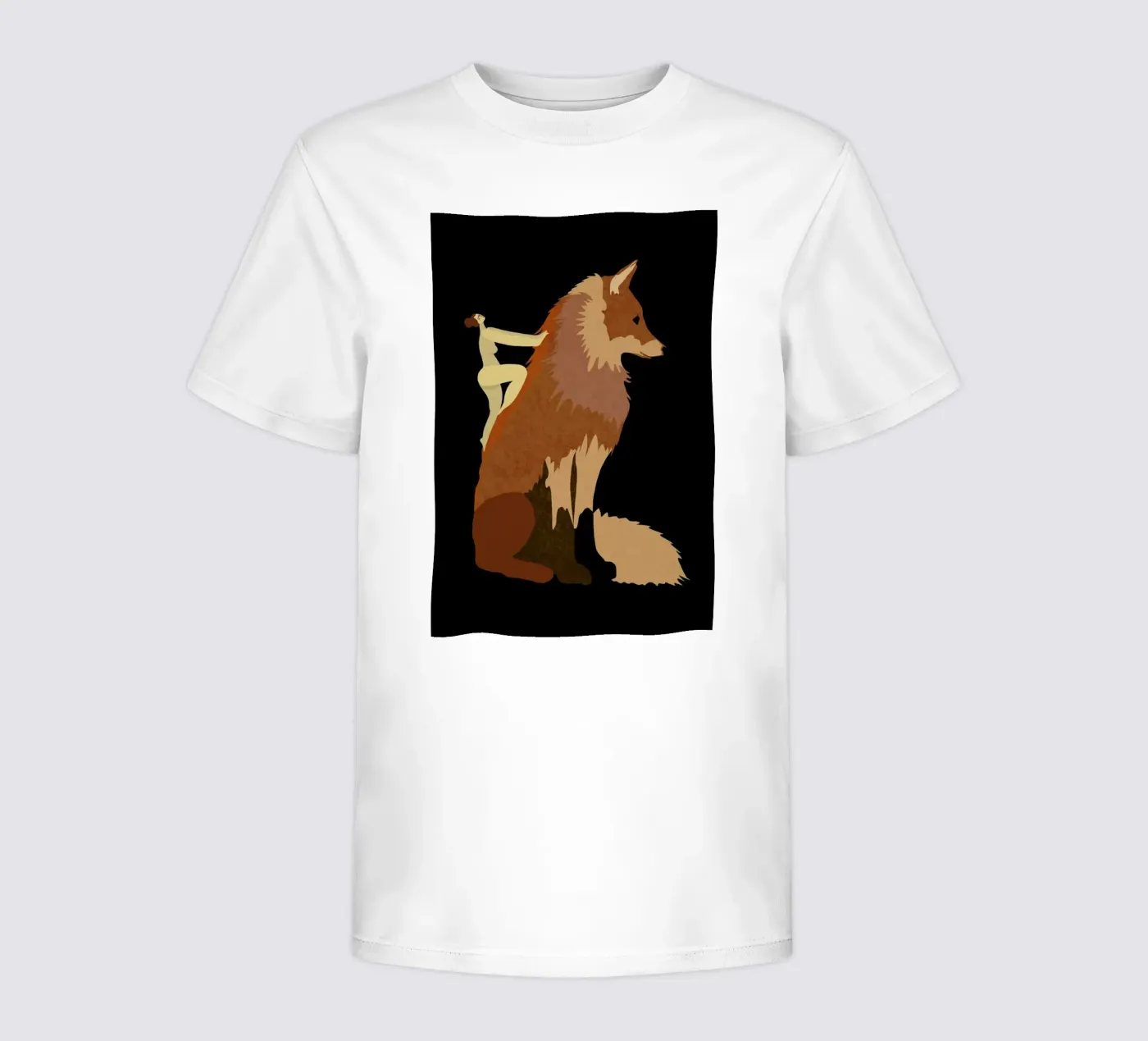 Fox t-shirt bambini da Amalia Restrepo