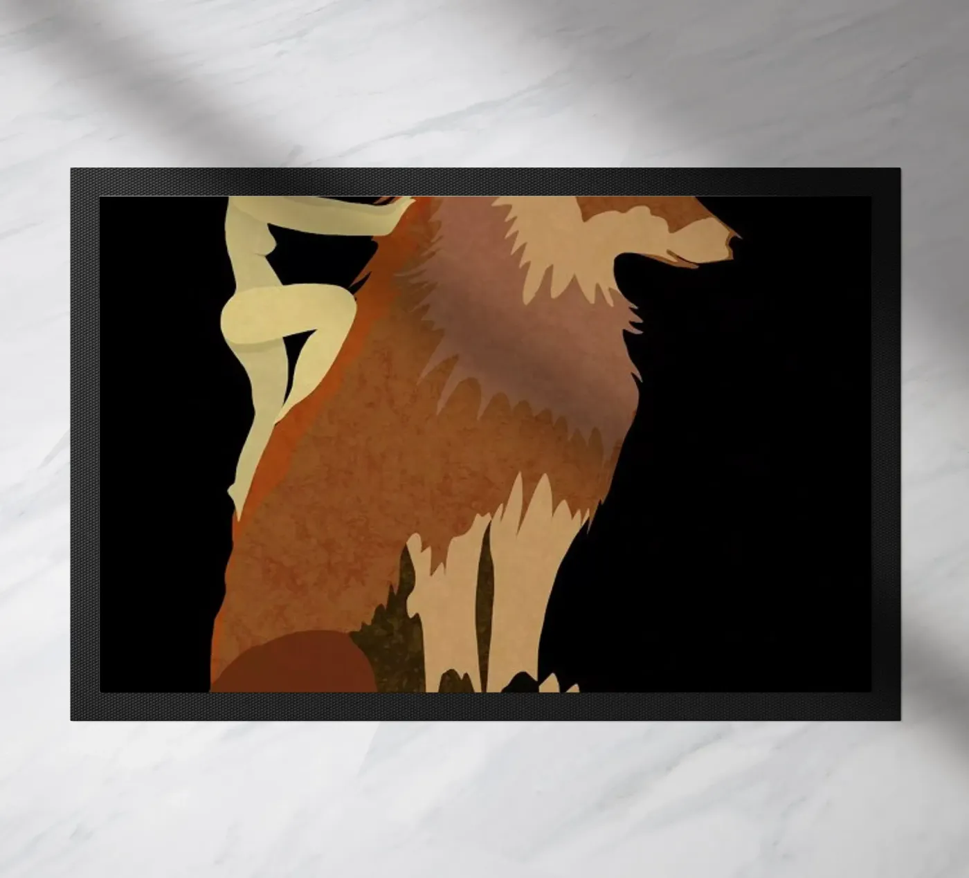 Fox Fußmatte von Amalia Restrepo