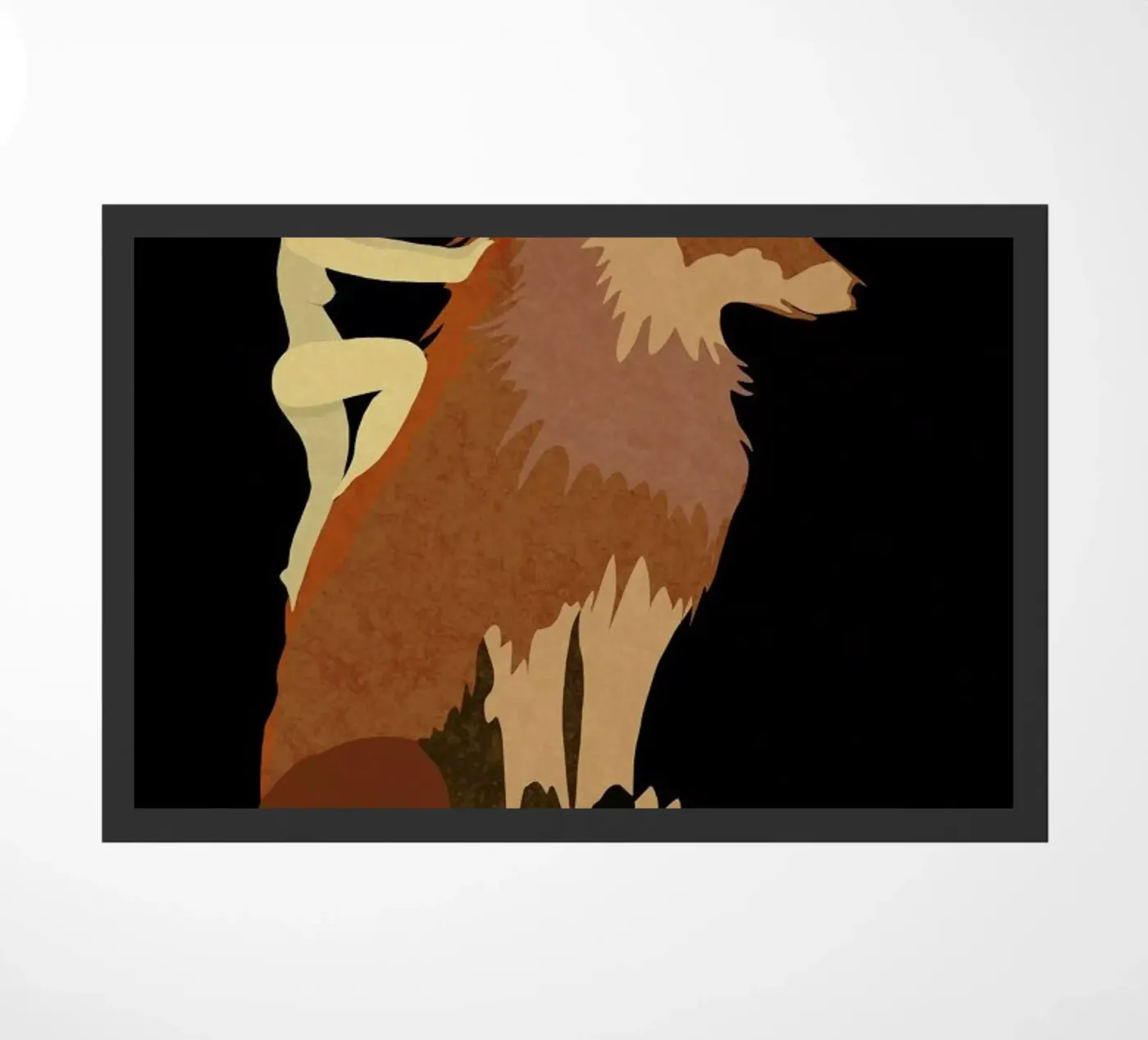 Fox Fußmatte von Amalia Restrepo