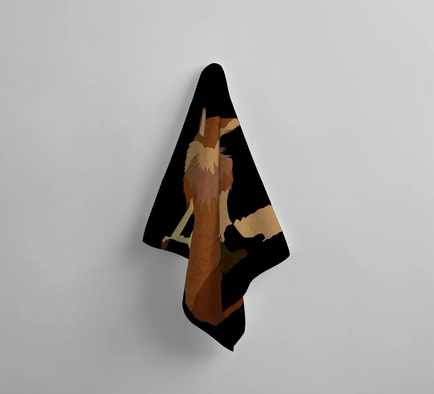 Fox Handtuch von Amalia Restrepo