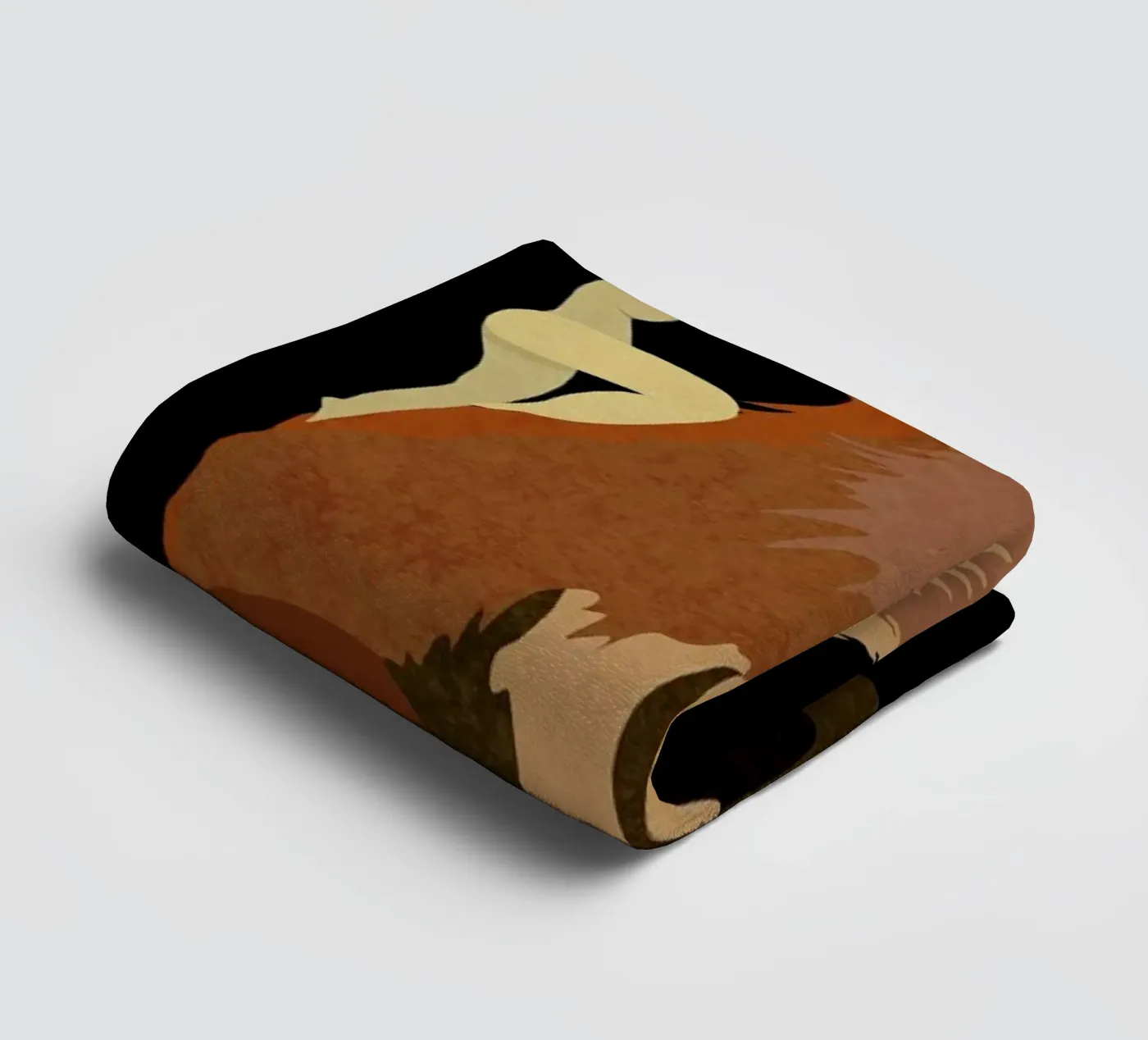 Fox towel by Amalia Restrepo