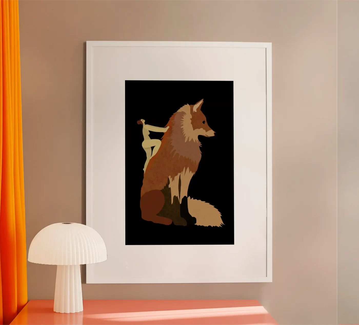 Fox poster by Amalia Restrepo