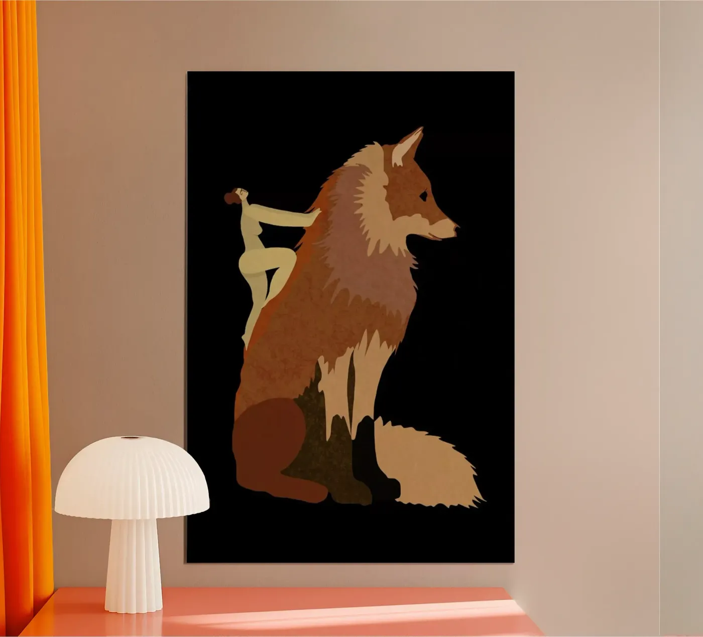 Fox poster by Amalia Restrepo