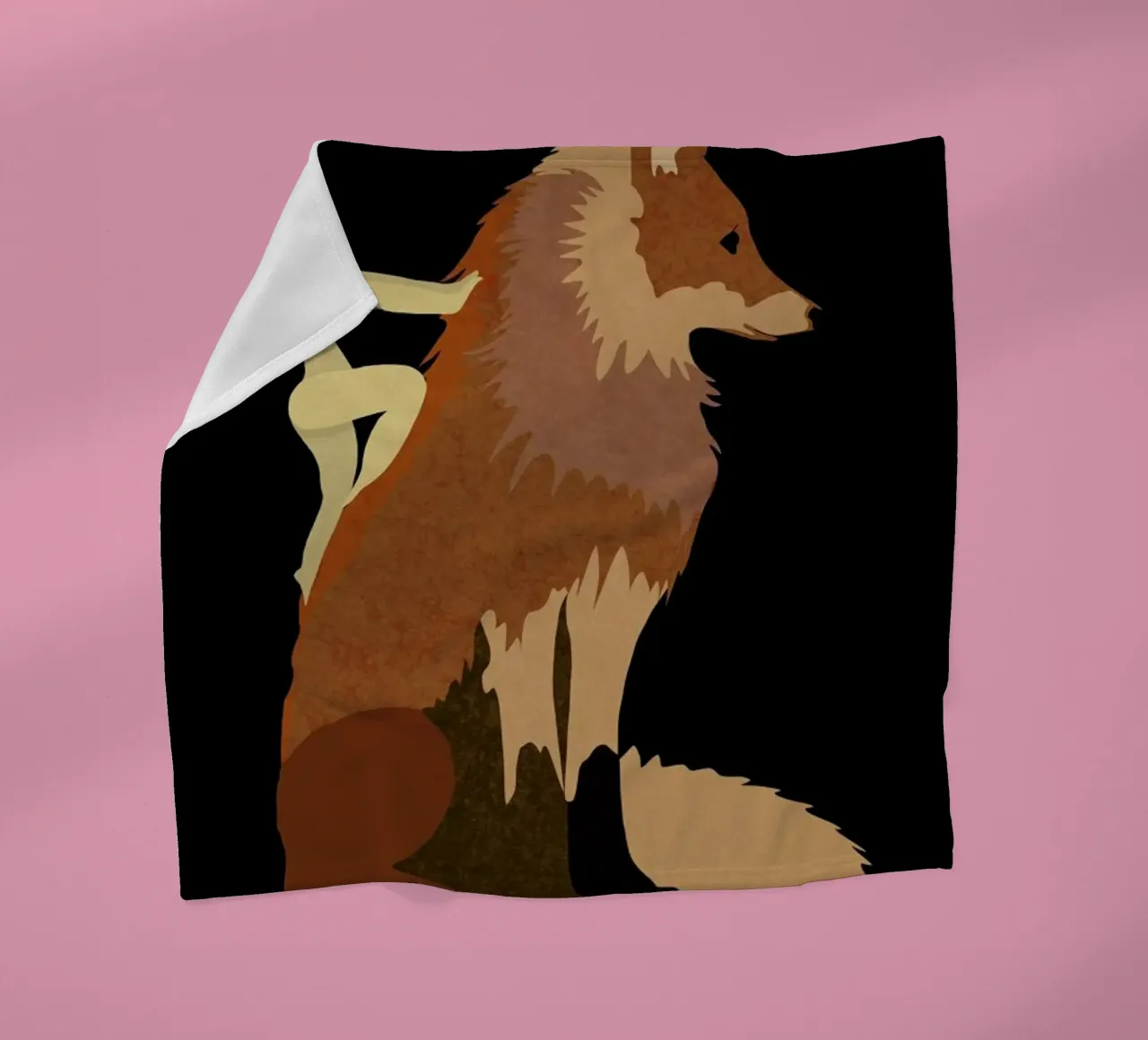 Fox coperta in pile da Amalia Restrepo