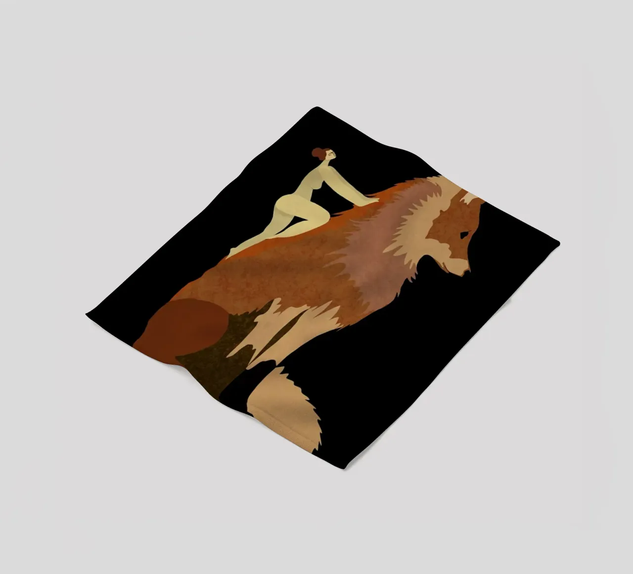 Fox coperta in pile da Amalia Restrepo