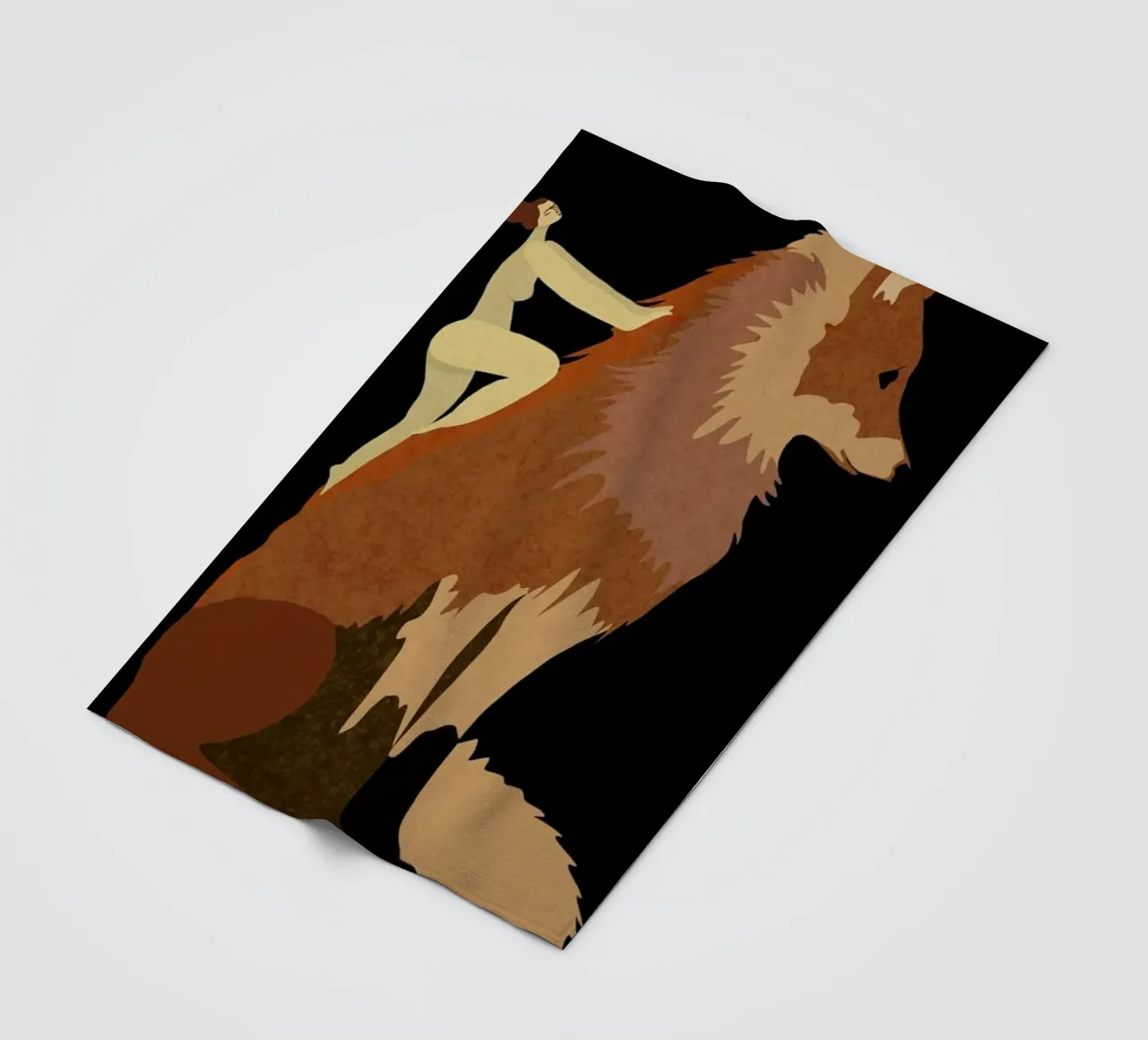 Fox Fleecedecke von Amalia Restrepo