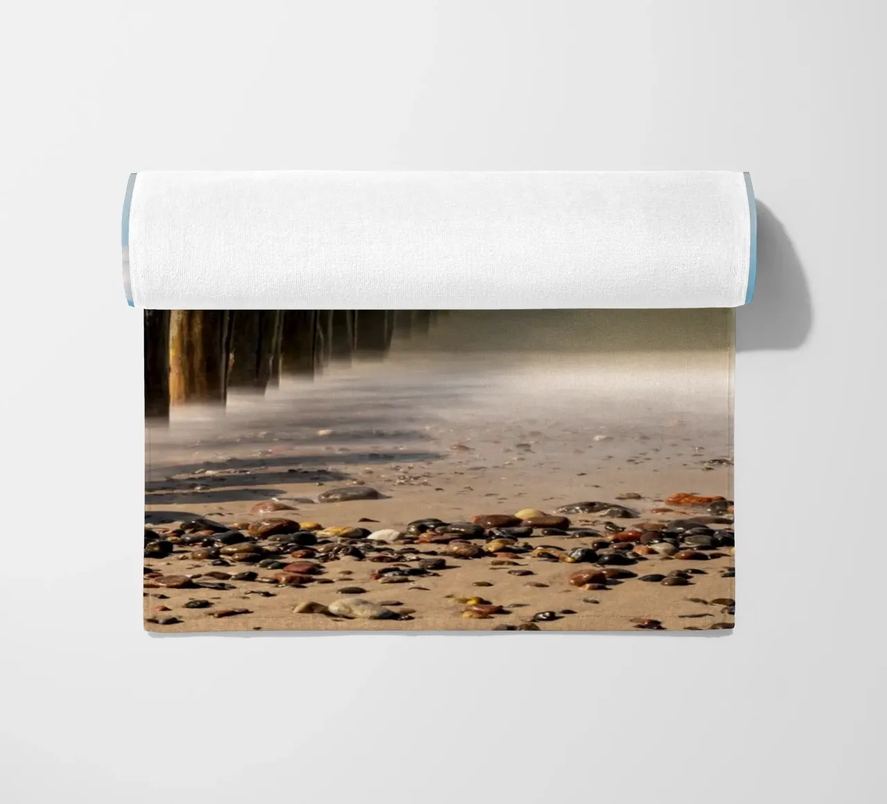 Groynes sulla spiaggia del Mar Baltico telo mare da Marcus Beckert | Fotografie