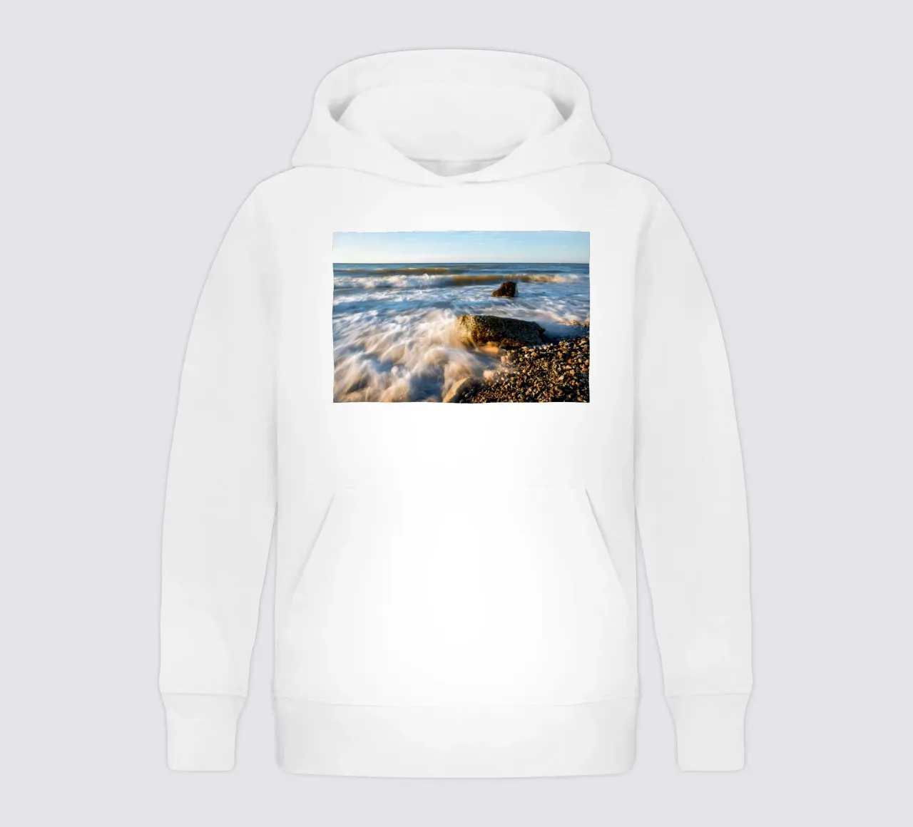Waves on the Baltic Sea kids hoodie by Marcus Beckert | Fotografie