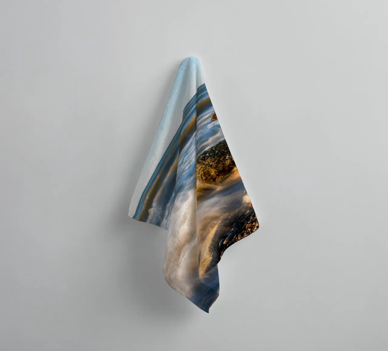 Waves on the Baltic Sea towel by Marcus Beckert | Fotografie