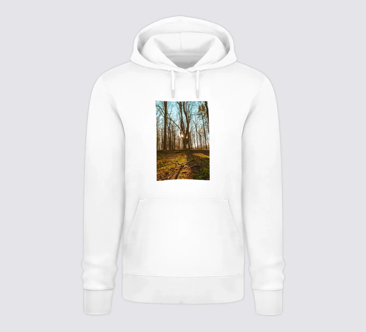 Sunset in the ghostly forest on the Baltic Sea hoodie by Marcus Beckert | Fotografie